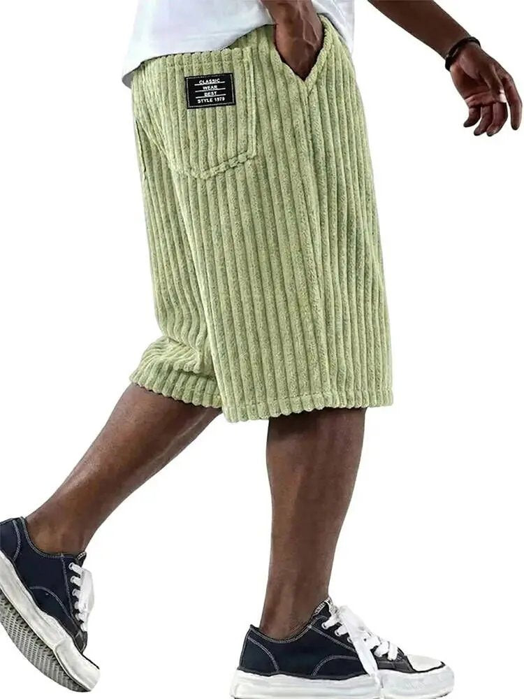 Erik™ – Behagelige Ribbestrikkede Fritidsshorts