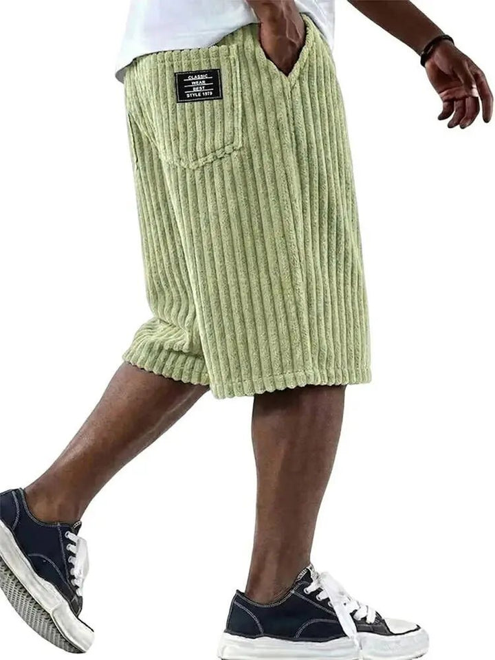 Erik™ – Behagelige Ribbestrikkede Fritidsshorts