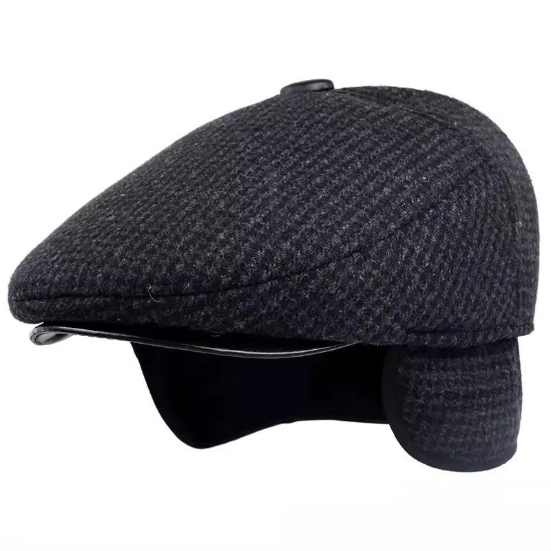 Benedikte™ – Termisk Øreflap Flat Caps