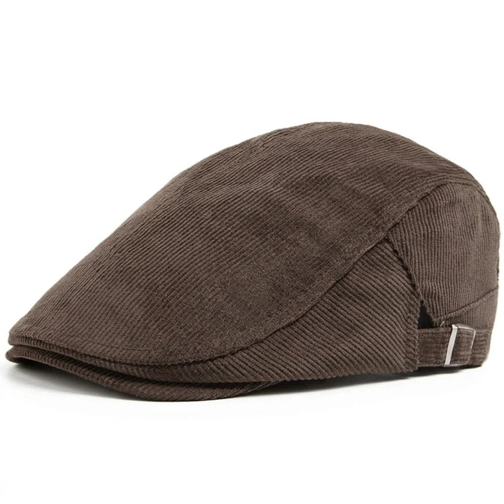 Fredrik™ – Ribbete Justerbar Vintage Flat Cap