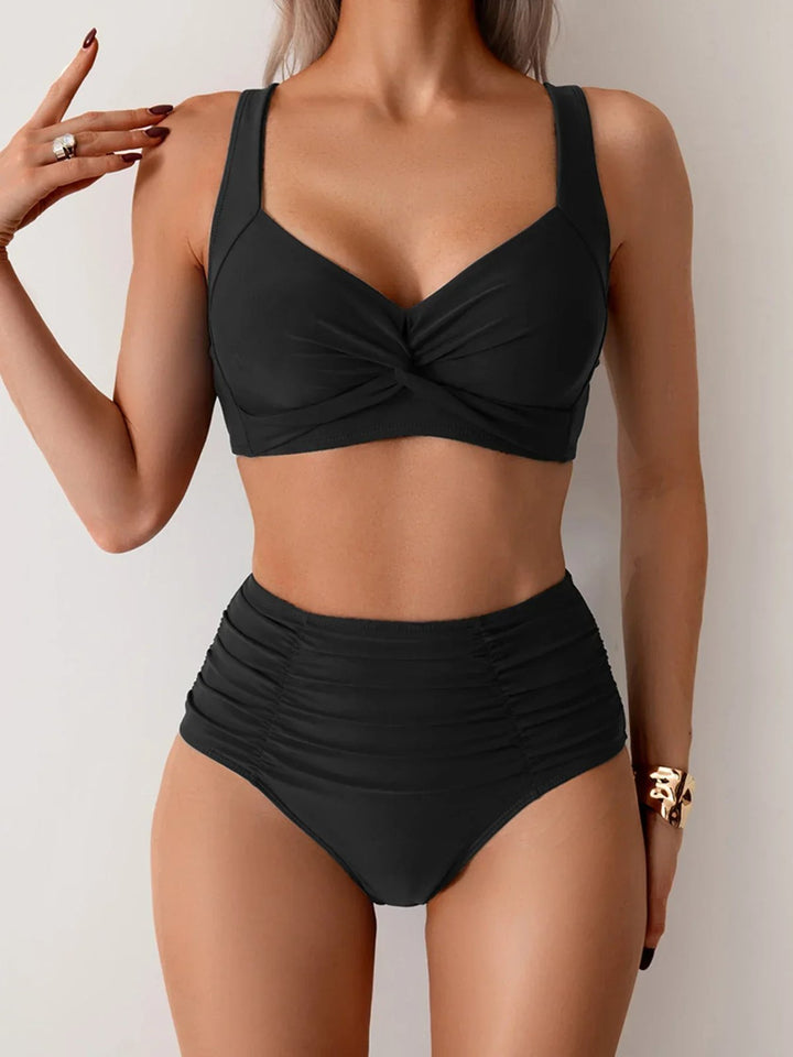 Eli™ – Høy midje sommer bikini-sett
