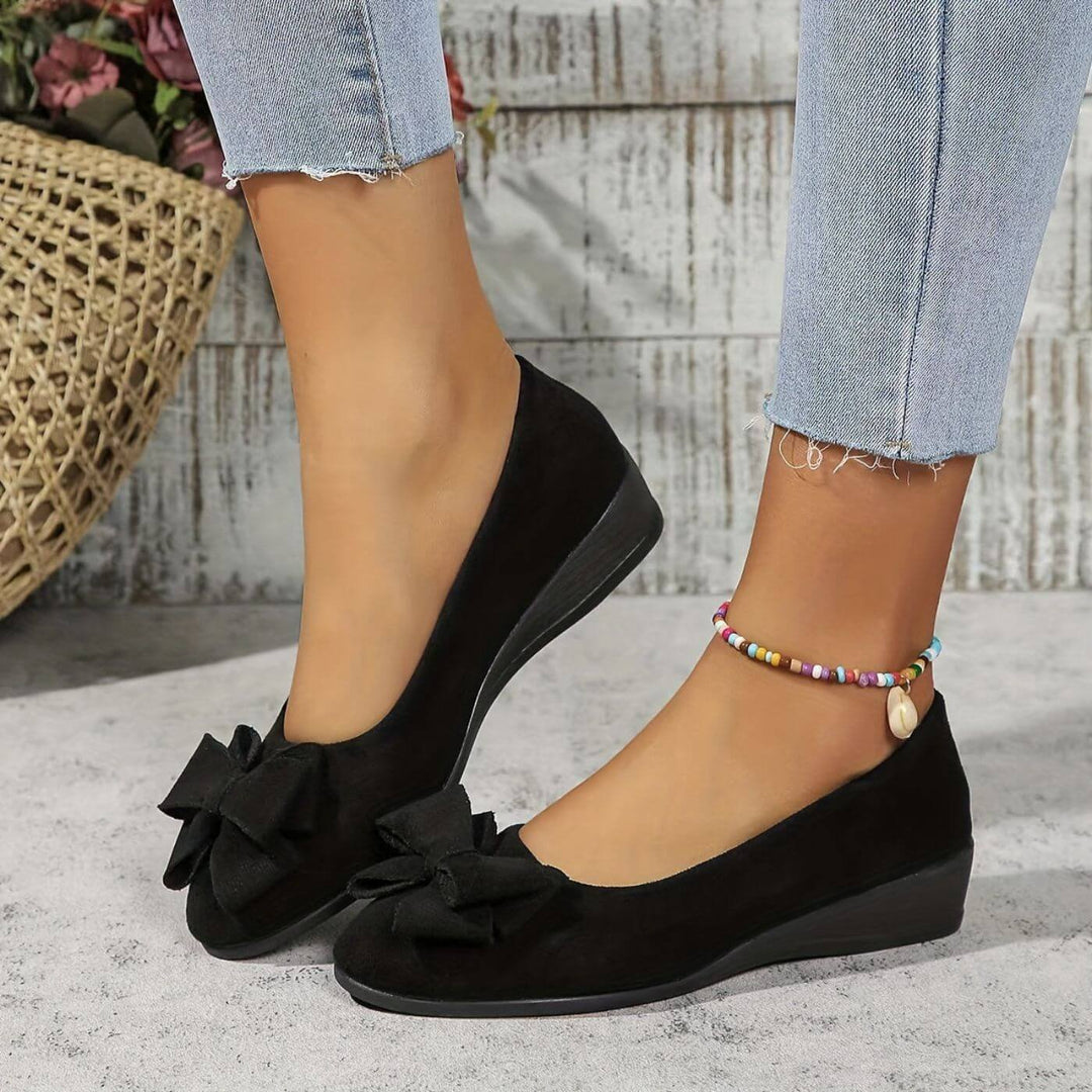 Maud™ – Polstret Bue Wedge Ballettsko