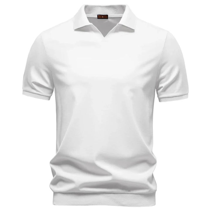 Roman™ – | Pustende V-hals Polo-Skjorte