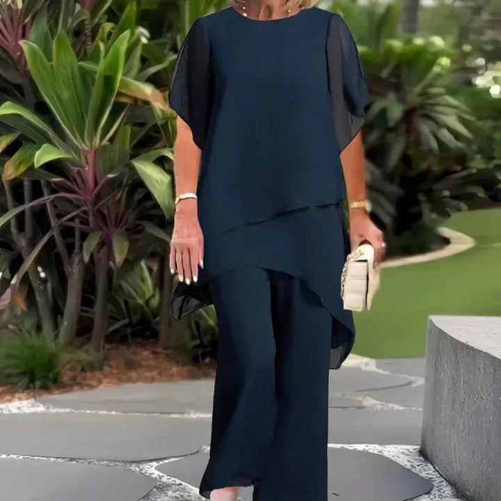 Oda™ – Asymmetrisk Lagdelt Loungewear Sett