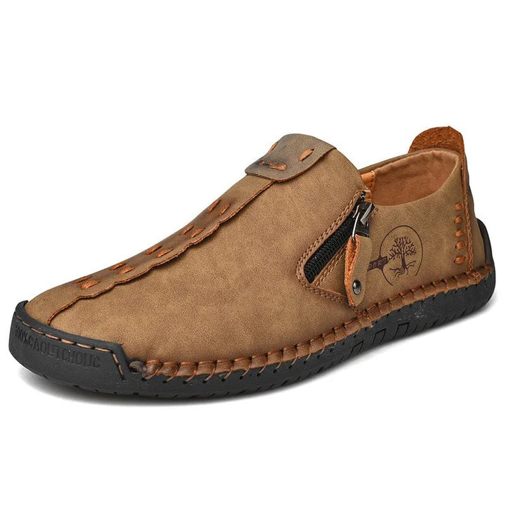 Tor™ – Håndsydd Slip-On Loafers med Sidelukking