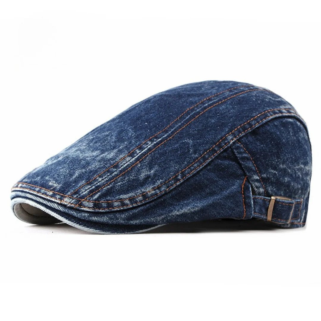 Thor™ – Kontraststikks Justerbar Flat Cap