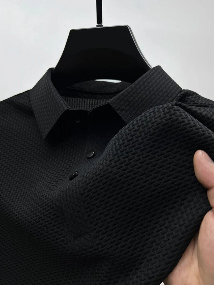 Trond™ – Teksturet Vaffelvev Knappfront Polo