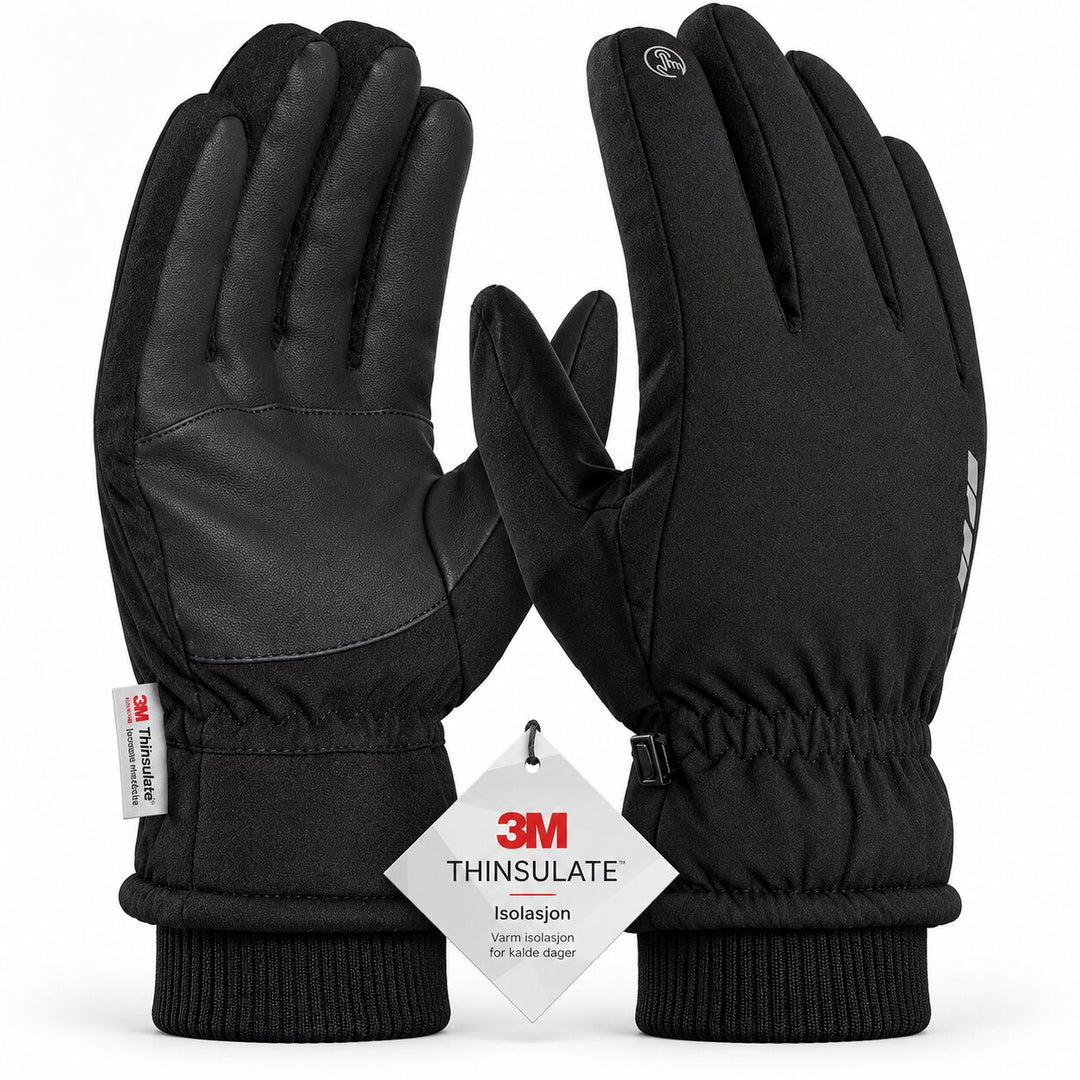ThermoGrip™ – Berøringsskjerm Vinterhansker med Varme (1+1 GRATIS)