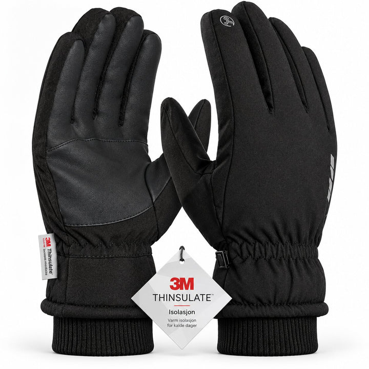 ThermoGrip™ – Berøringsskjerm Vinterhansker med Varme (1+1 GRATIS)