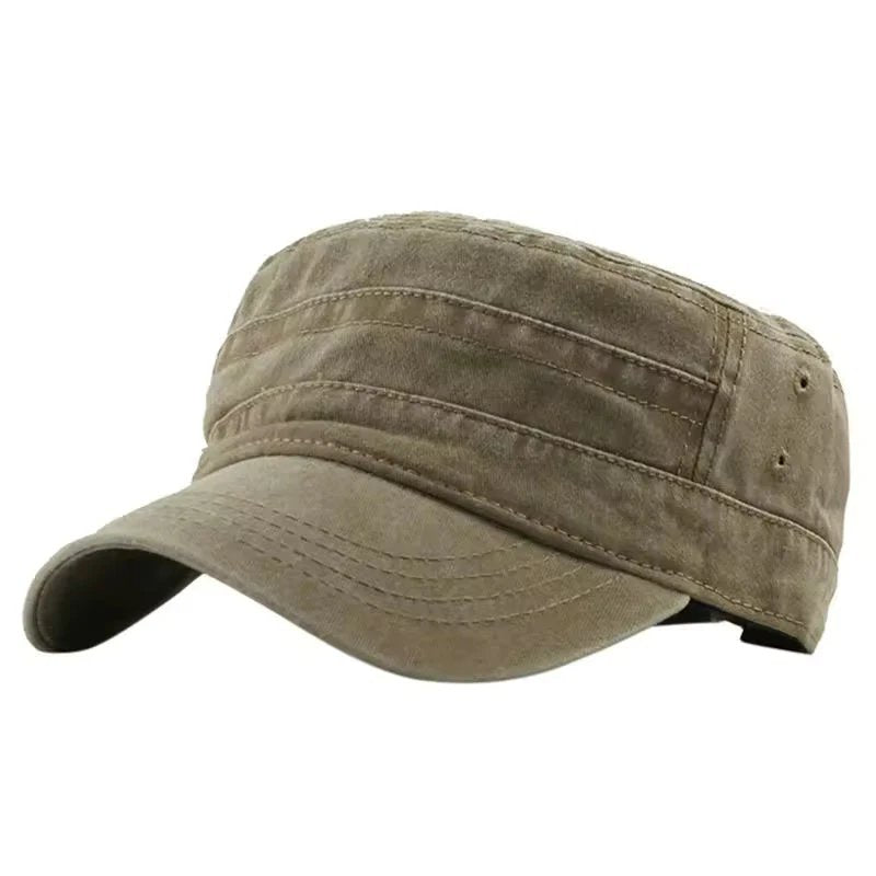 Silje™ – Pustende militærstil justerbar caps