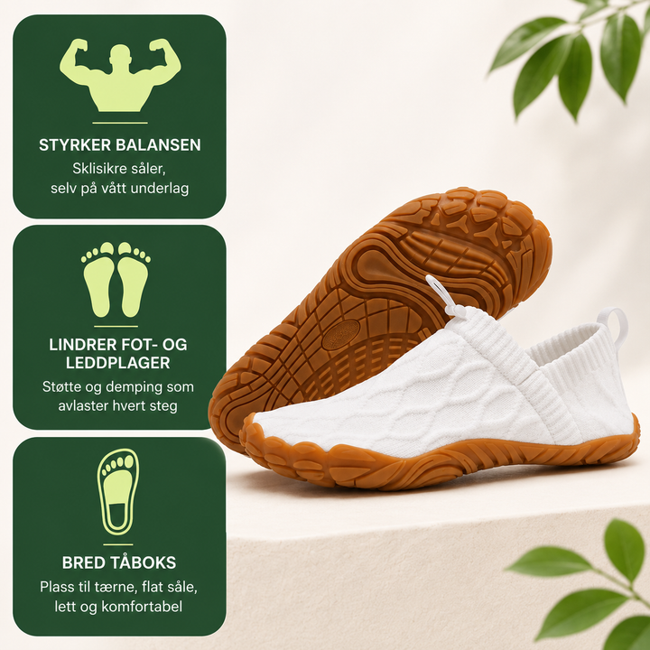 OrthoRelief™ – Slip-On Antiskli Komfort Barefoot Sko