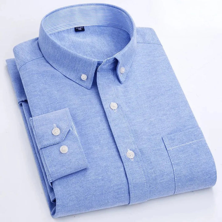 Vera™ – Knappe-ned Oxford Langermet Skjorte