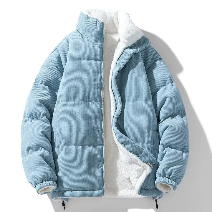 Noah™ – Fleece-Fôret Ribbete Puffjakke
