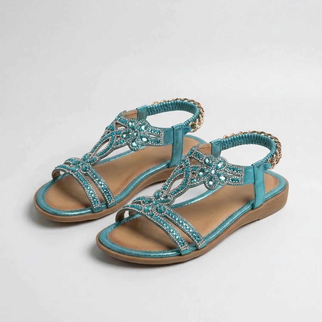 Enya™ – Ortopediske Boho-stil komfortsandaler med buenstøtte