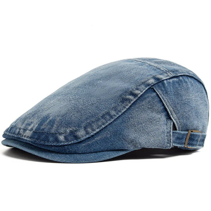 Iben™ – Justerbar Stonewashed Flat Cap