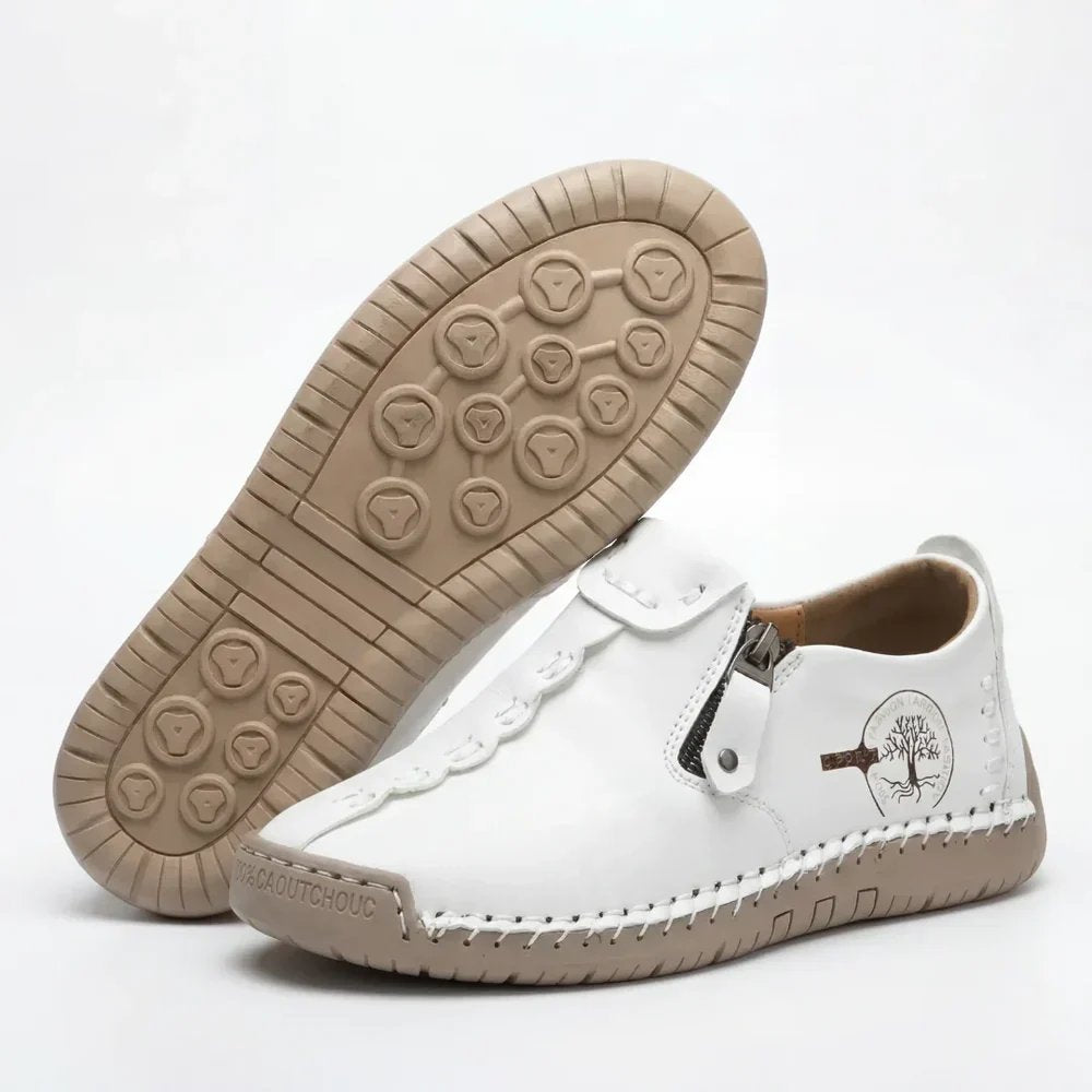 WideStep™ – Håndsydde Komfort Loafers med Sideslipp