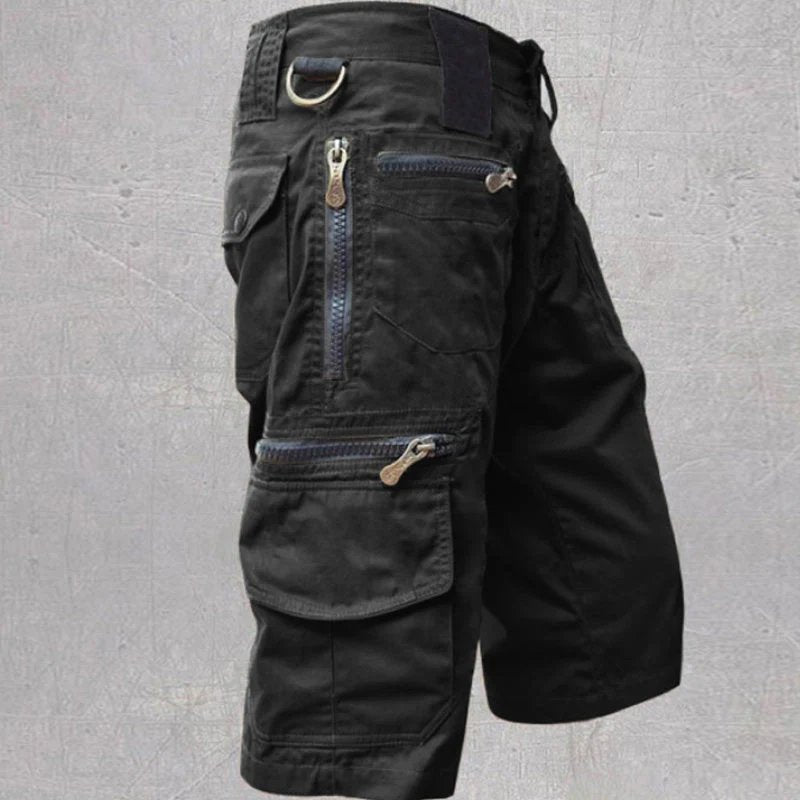 William™ – Multi Pocket Cargo Shorts med Justerbar Passform