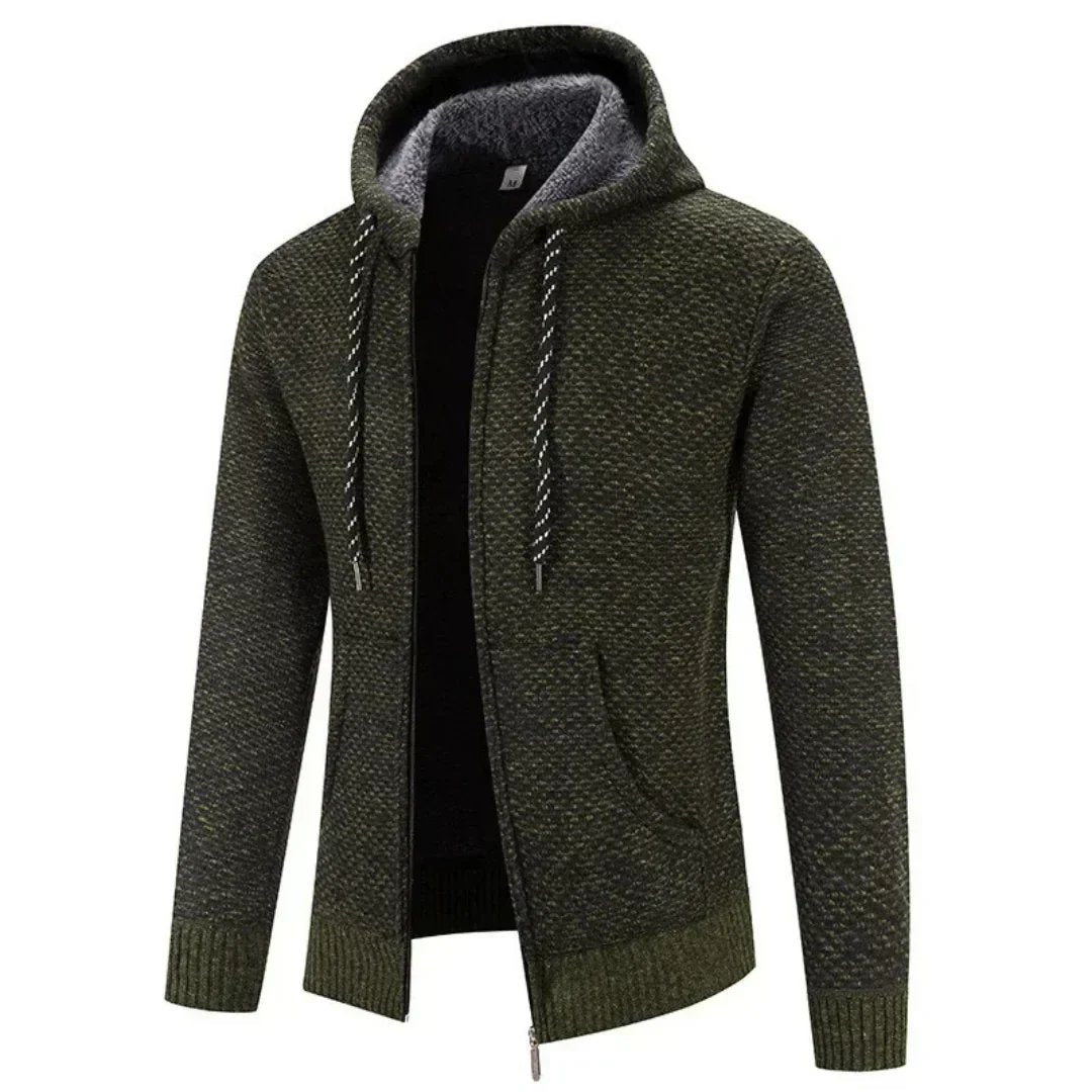 Soren™ – Sherpa-fôrert hettegenser med glidelås
