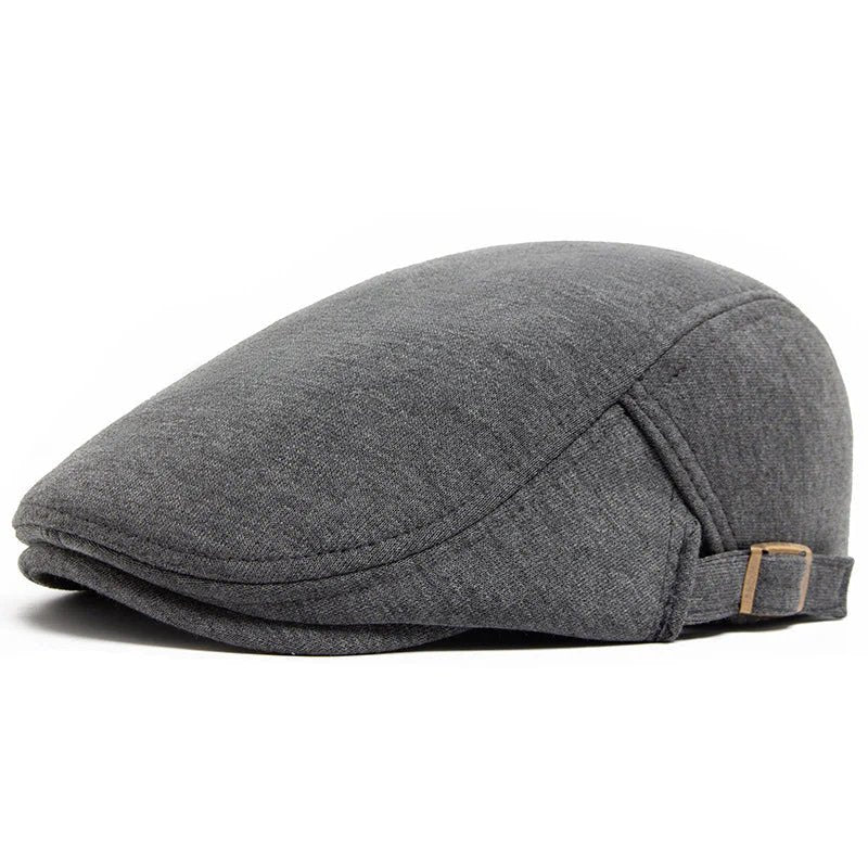 Kevin™ – Justerbar Flat Cap med Bakrem