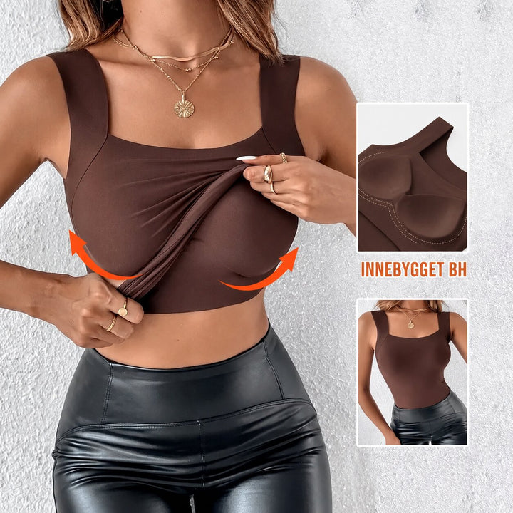 Monica™ – Formende Tank Top med Innsydd Bh