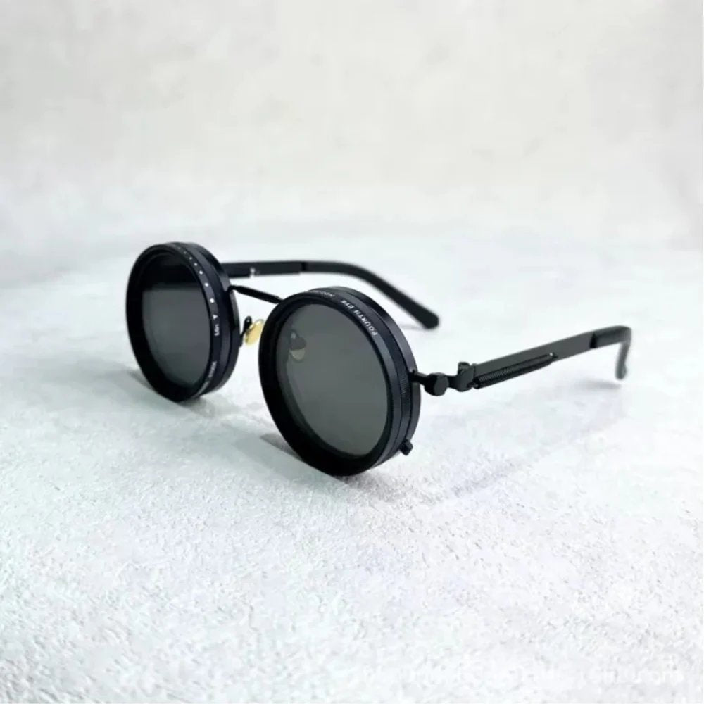 NordVision™ – Runde Retro Steampunk Solbriller