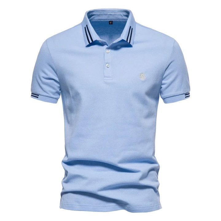 Ruben™ – Brodert Crest Krage Polo Shirt