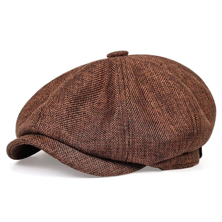 Leif™ – Åtte panelers pustende newsboy caps