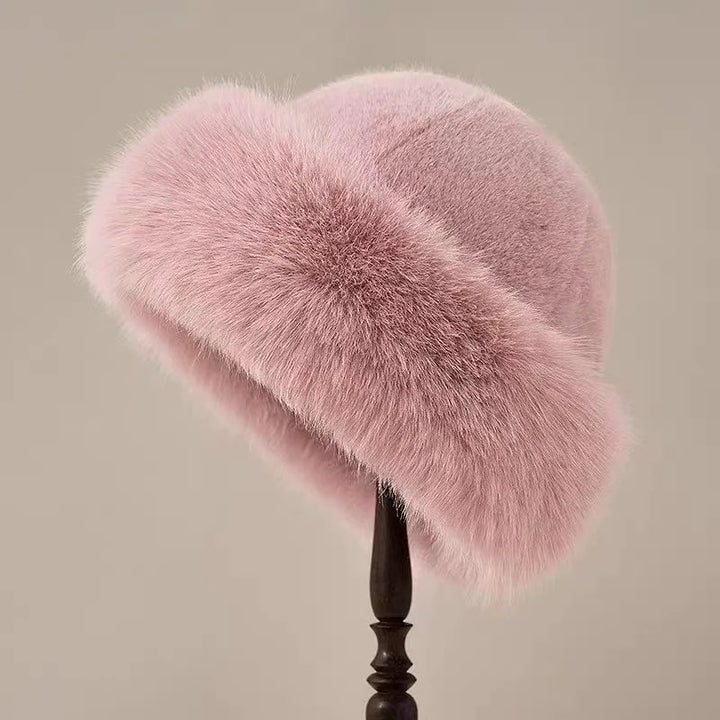Mina™ – Luksuriøs Fuskepels Vinter Bucket Hat