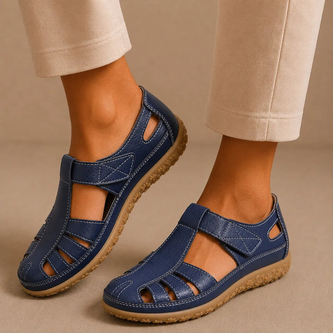 OrthoVita™ – Antiskli Polstret Sandaler med Lukket Tå