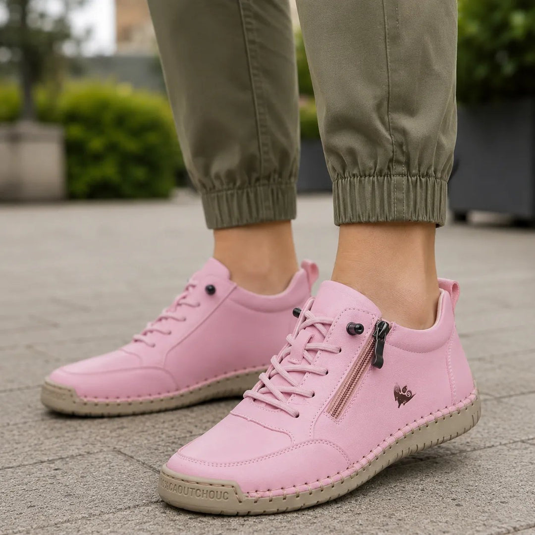 OrthoFit™ – Ergonomiske Polstrede Sneakers med Sideglidelås