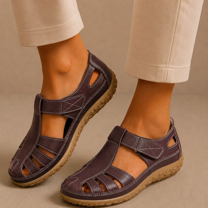 OrthoVita™ – Antiskli Polstret Sandaler med Lukket Tå