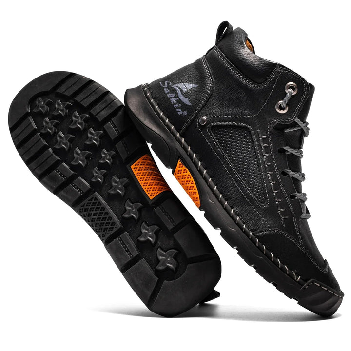 Matteo™ – Håndlagde snørebånd høy-top sneakers