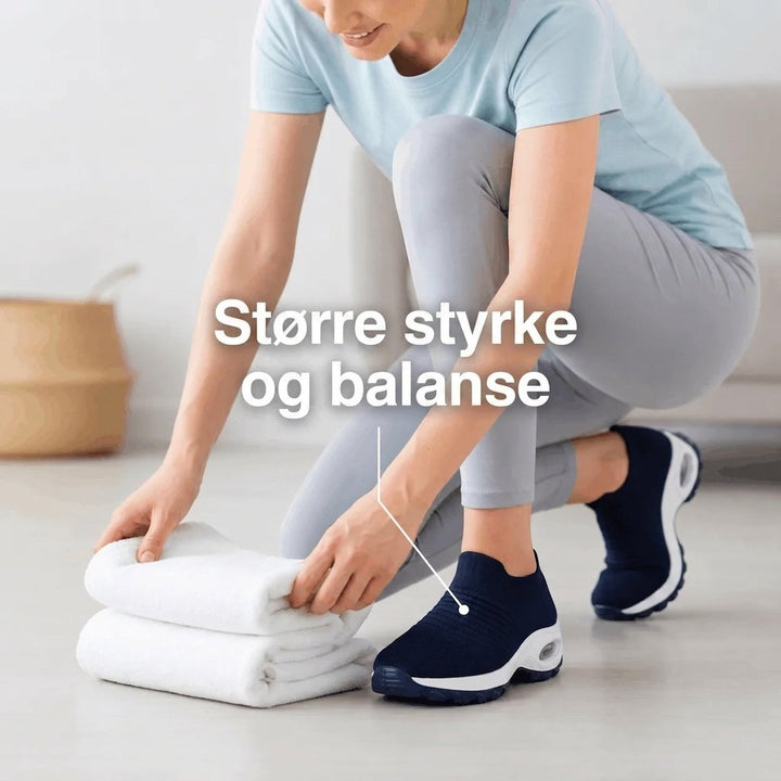 OrthoStride™ – Ortopediske Slip-On Komfort Sneakers