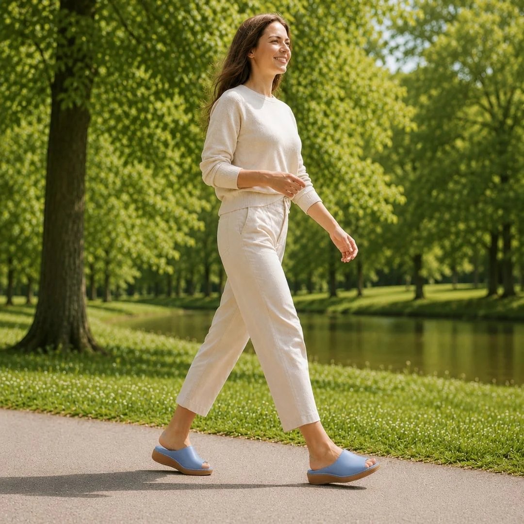 Velora™ – Ortopediske Komfort Kilehæl Sandaler