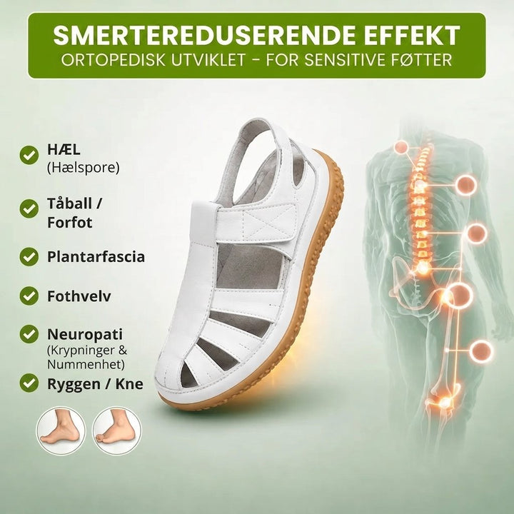 OrthoVita™ – Antiskli Polstret Sandaler med Lukket Tå