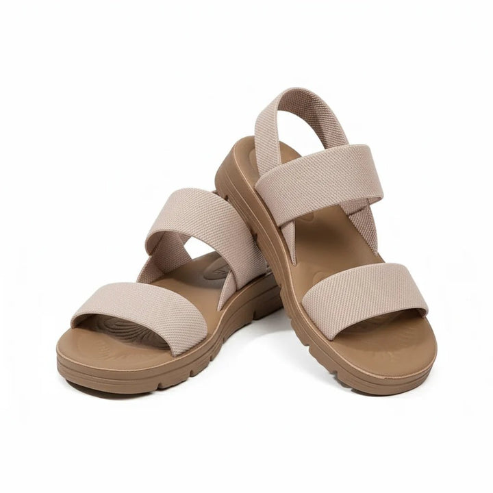 Mina™ – Ortopediske Teksturert Plattform Sandaler