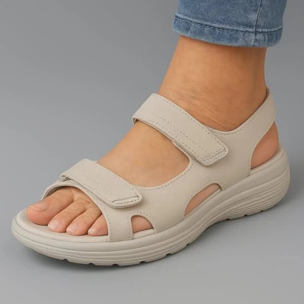 Fiona™ – Doble Velcro Stropp Ortopediske Komfort Sandaler