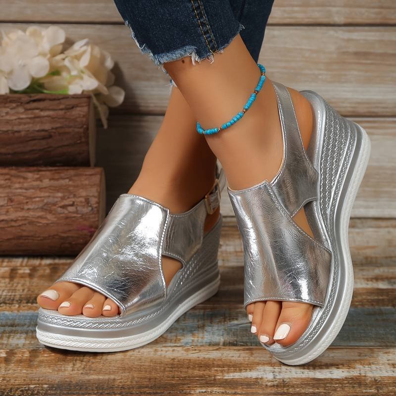 Gerd™ – Ortopediske Plattformsmetal Sandaler