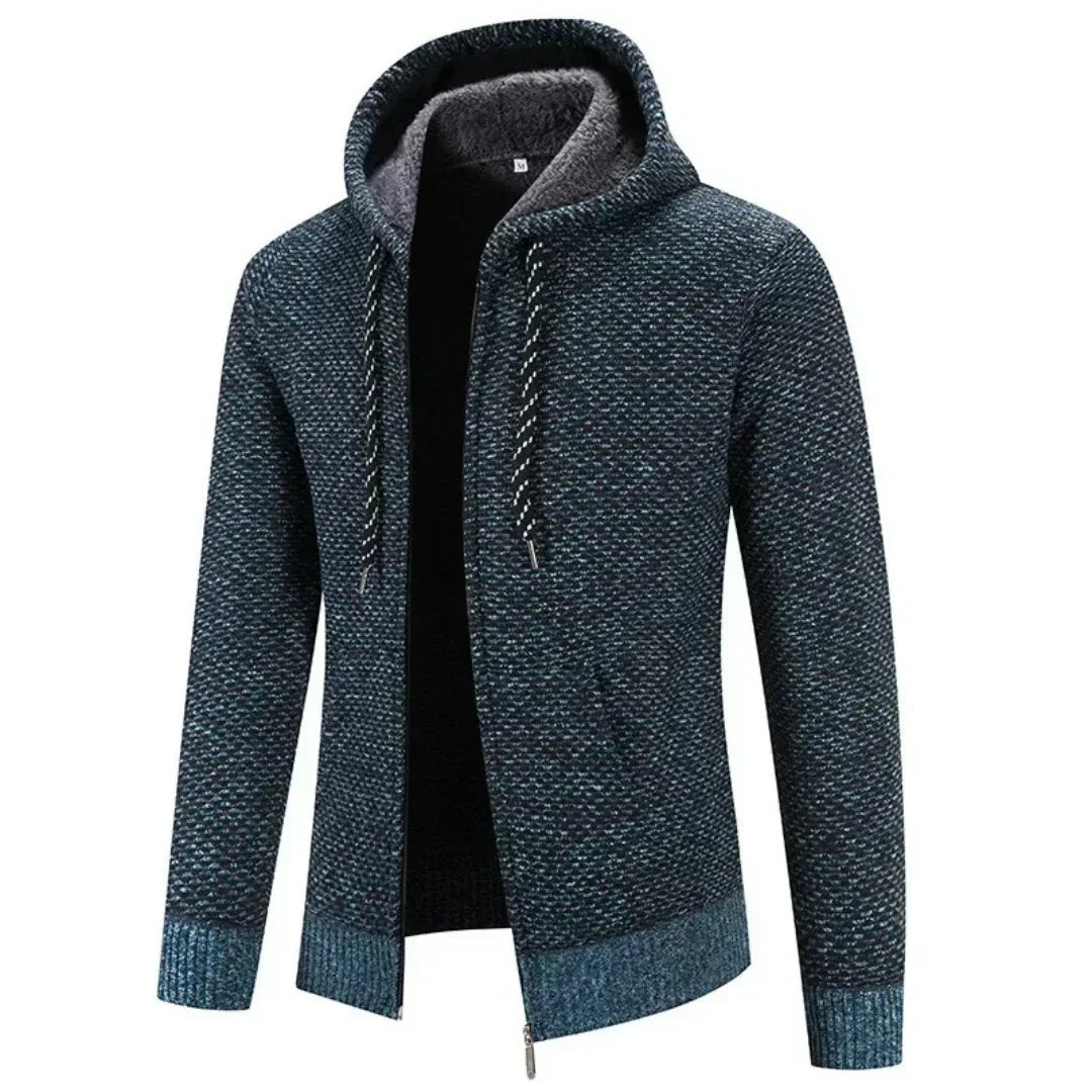 Soren™ – Sherpa-fôrert hettegenser med glidelås