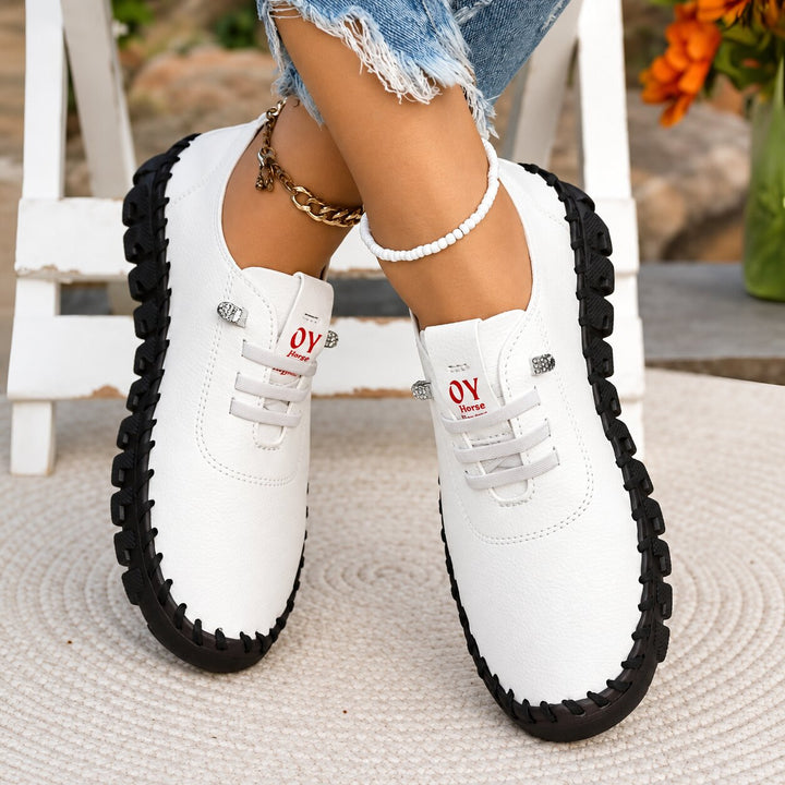 Elara™ – Ortopediske snøring komfort sneakers