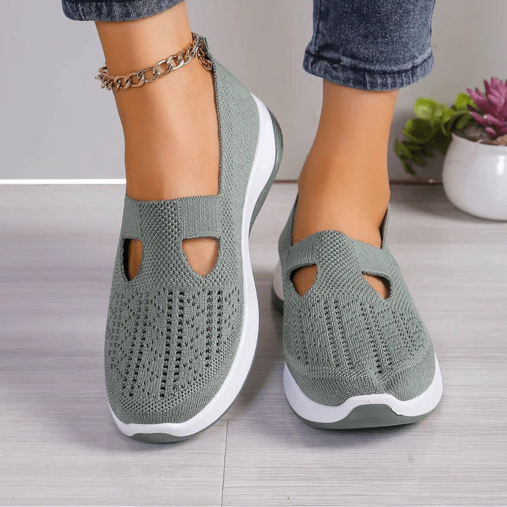 May™ – | Ortopediske Pustende Slip-On Sneakers
