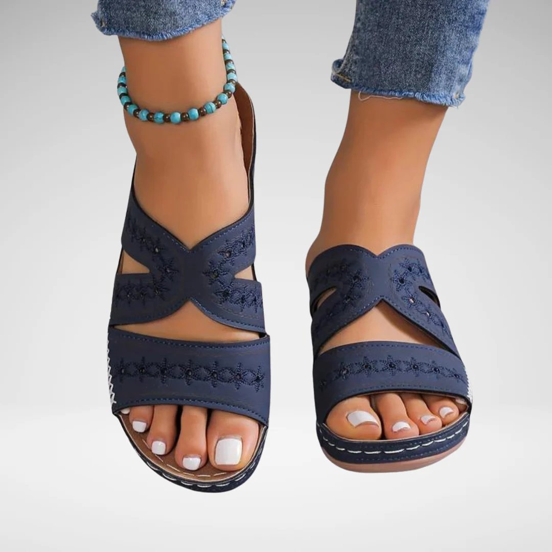 Katrine™ – Ortopediske Antiskli Sandaler med Remmer