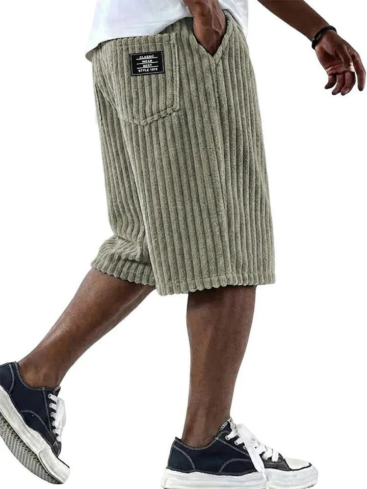 Erik™ – Behagelige Ribbestrikkede Fritidsshorts