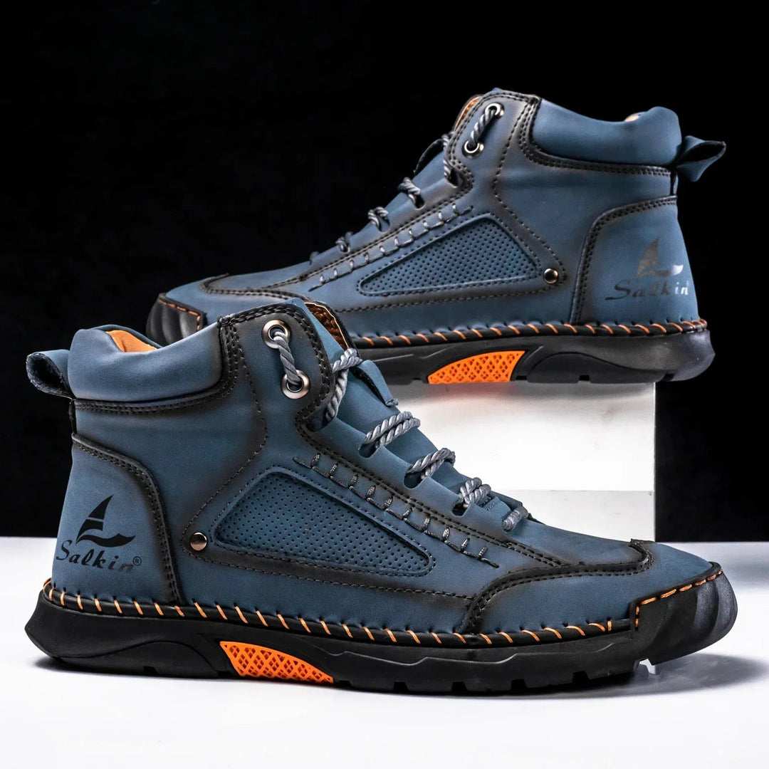 Matteo™ – Håndlagde snørebånd høy-top sneakers