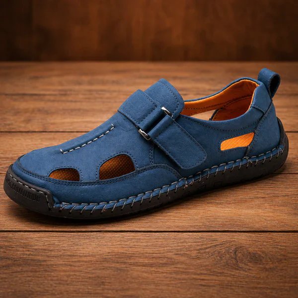 Casper™ – Anti-Slip Håndsydd Sandaler med Lukkede Tær