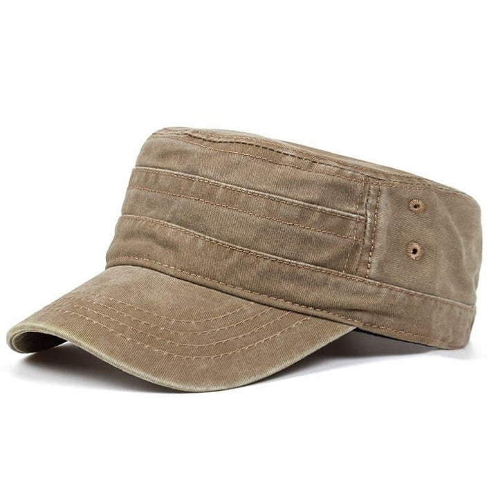 Jade™ – Vasket Flat Top Militærcaps