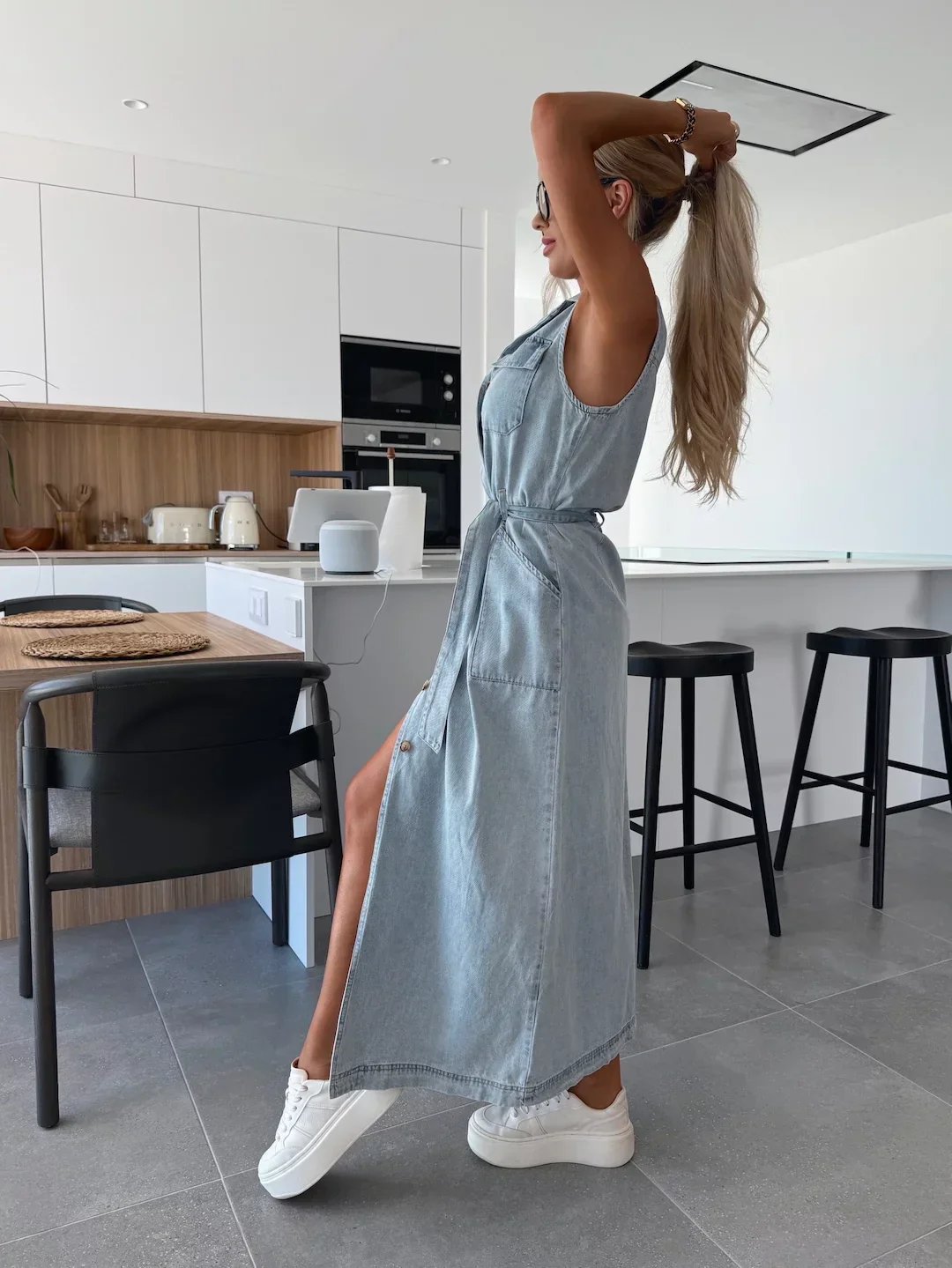 Juliane™ – Chic Maxi Kjole med Elegant Knapplukking
