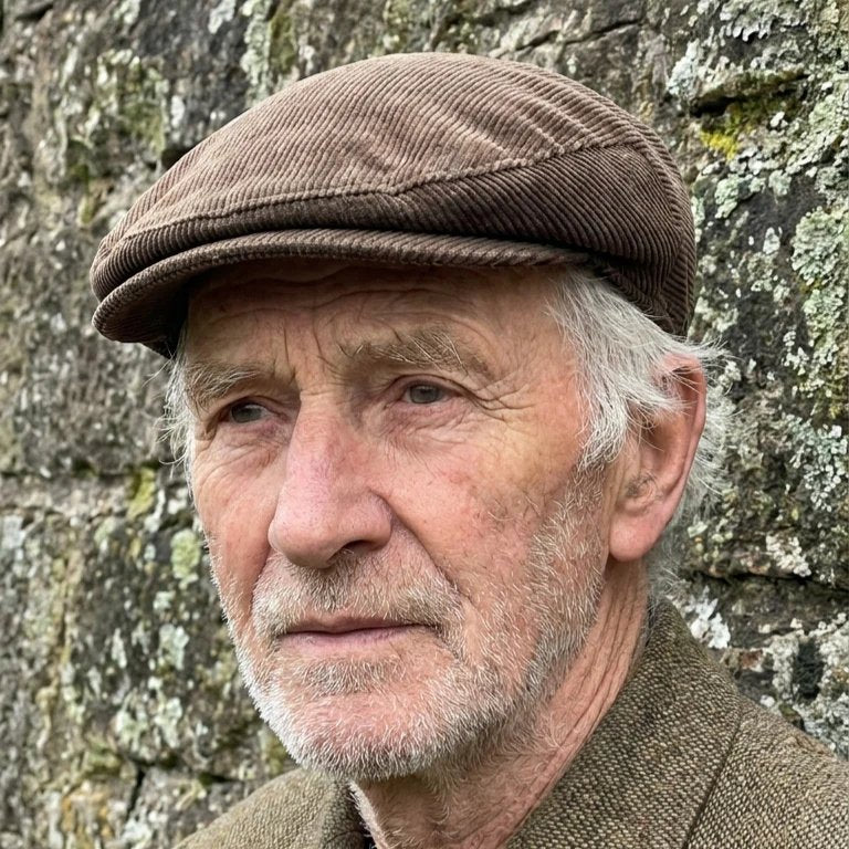 Fredrik™ – Ribbete Justerbar Vintage Flat Cap