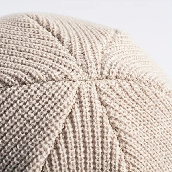 Iver™ – Ribbete Strikket Cuffless Beanie