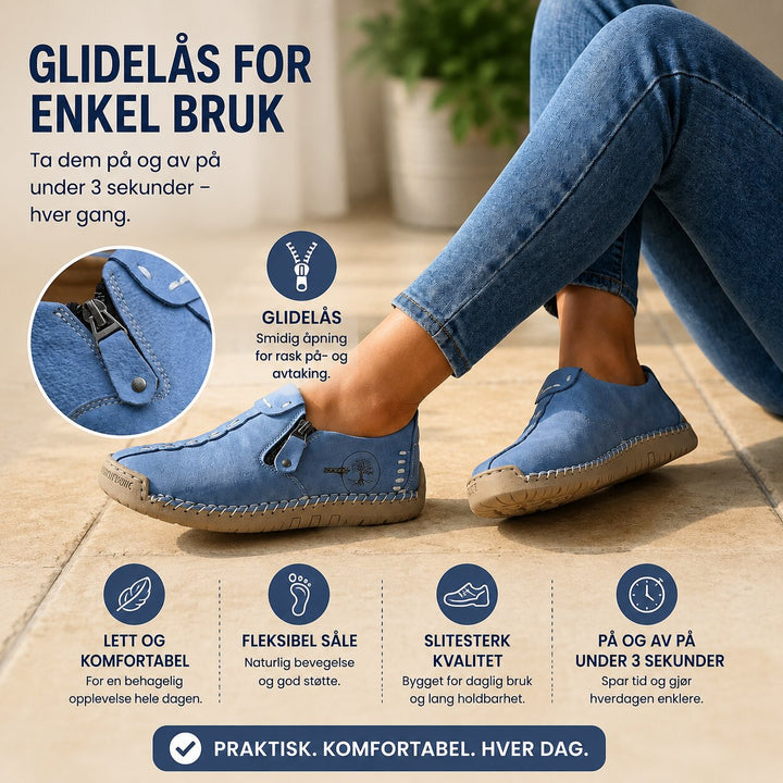 Laila™ – Sidelukket komfort loafers